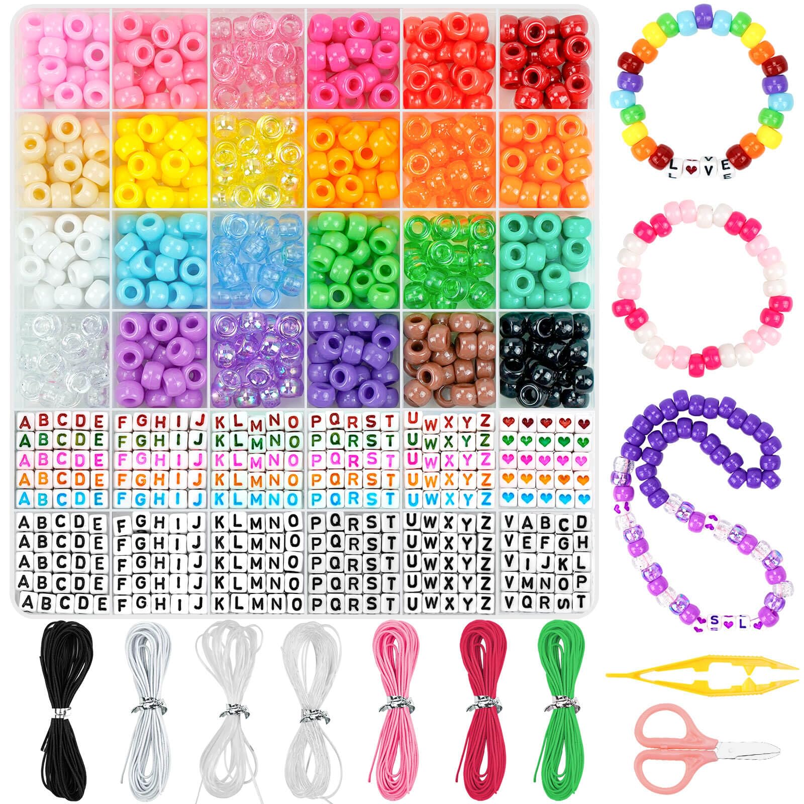 Dowsabel Bracelet Making Kit, Friendship Bracelet kit 24 Colors Pony B –  WoodArtSupply